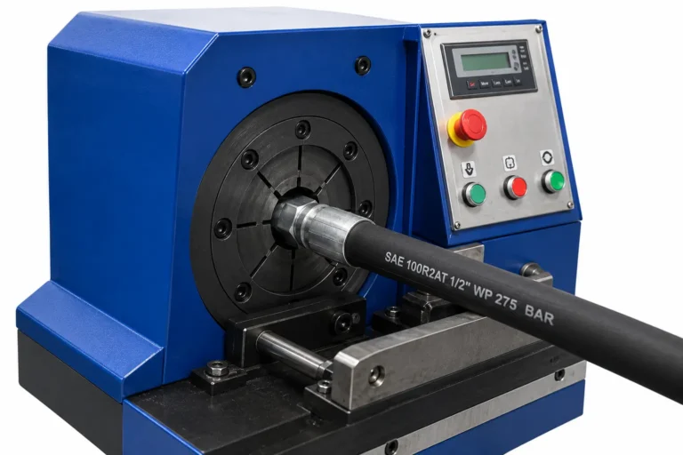 Hose crimping service for hydraulic hose and fitting assembly requirements