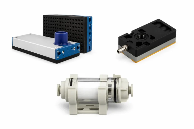 Pneumatic vacuum components for handling and automation applications